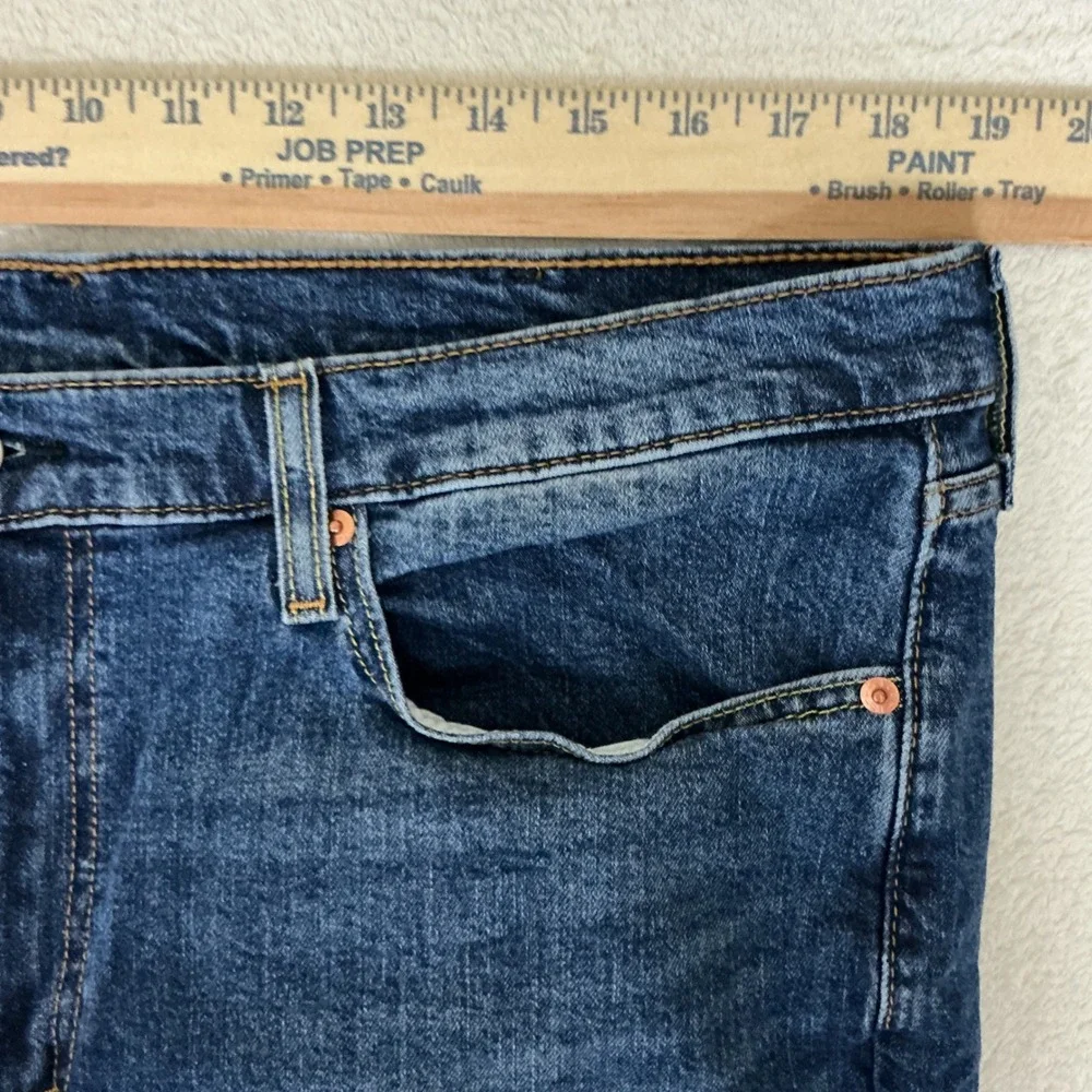 Levi's 514 Straight Fit Jeans Mens 38x30(FIT38x29) Blue Medium Wash Denim